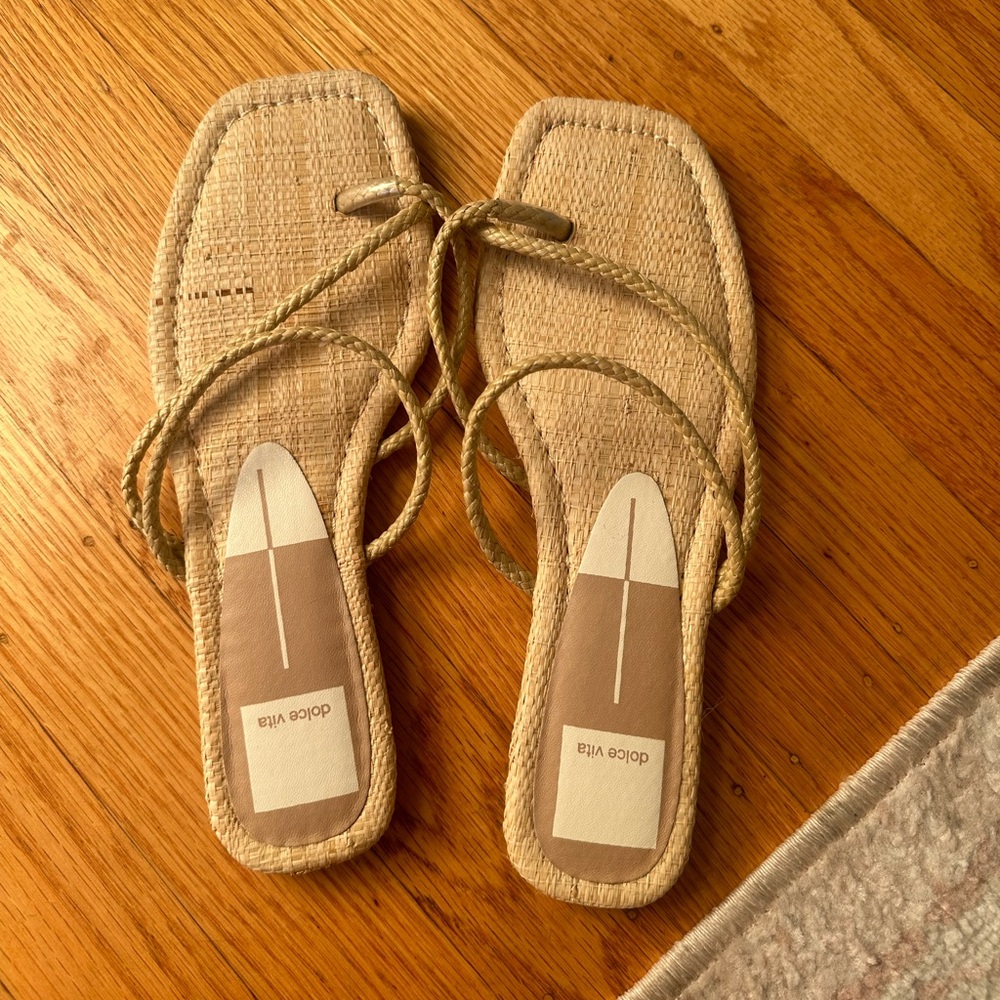 Dolce Vita Straw Sandals